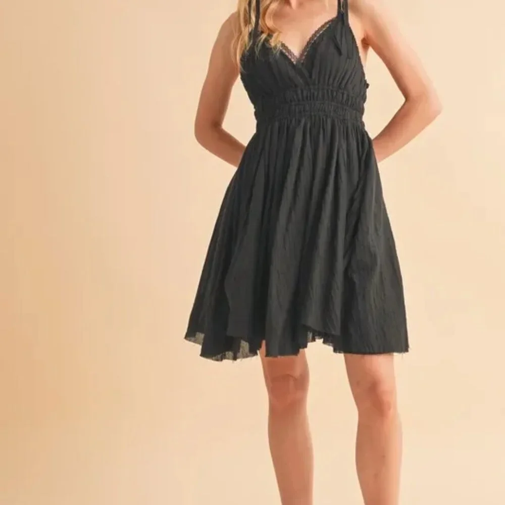 Aemi+Co Lace Detail Mini Cami Dress - Picture 11 of 14